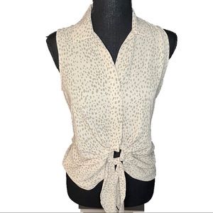 Express button up short sleeve dress shirt